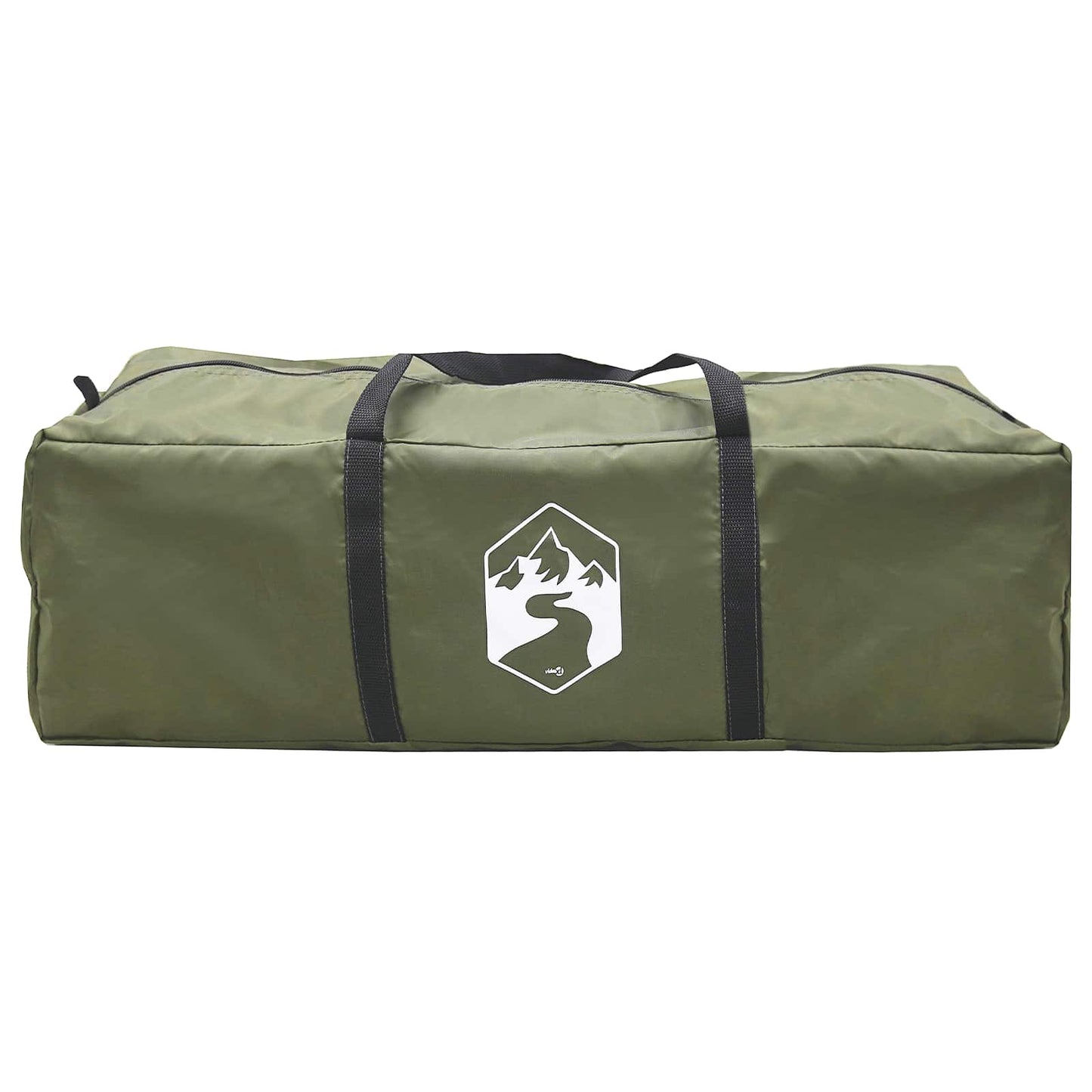 Family Tent Army Green 12-Person Polycotton