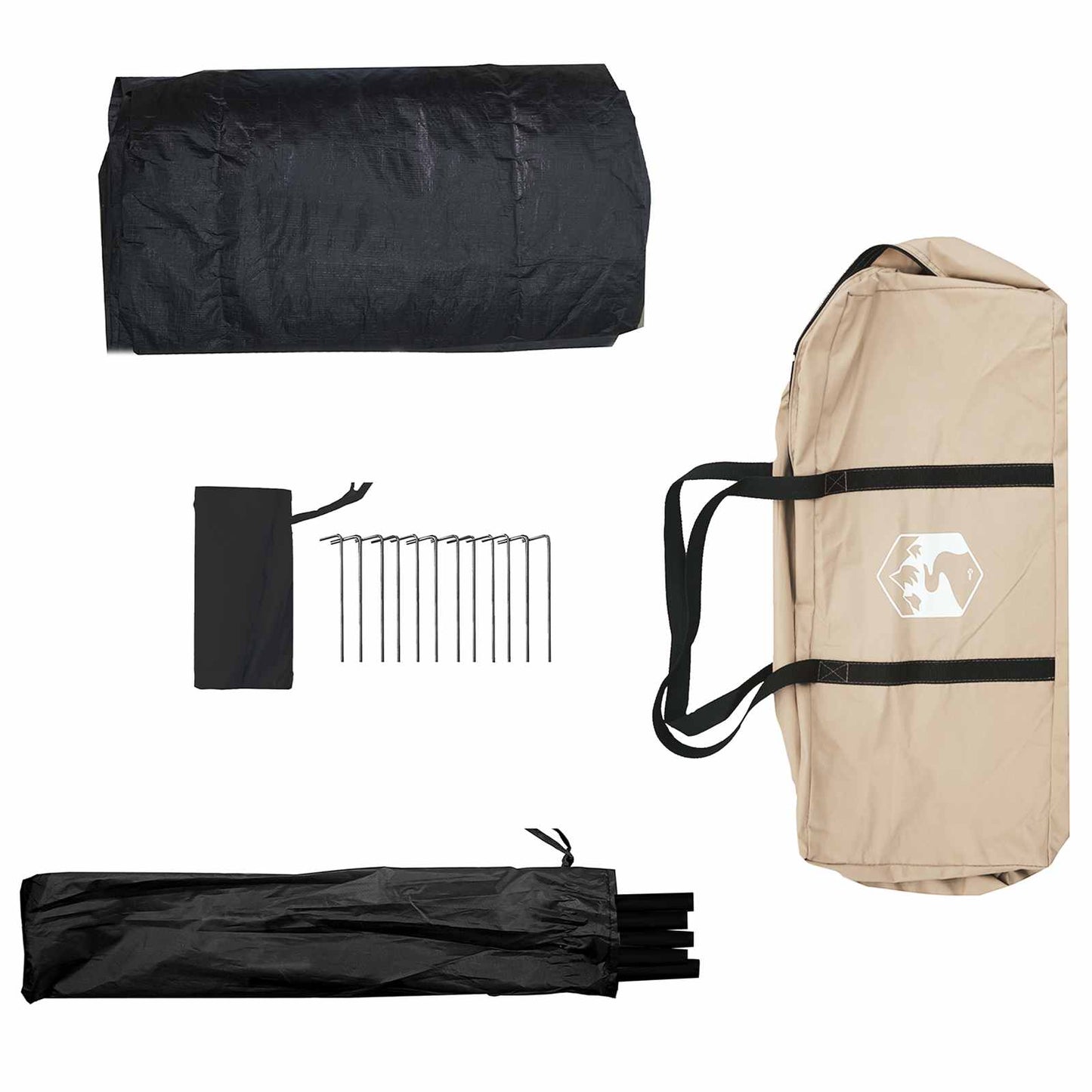 Cabin Tent Cream 340 x 246 x 210 cm Polycotton