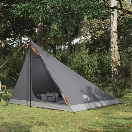 Backpacking Tent Grey and Orange 4-Person