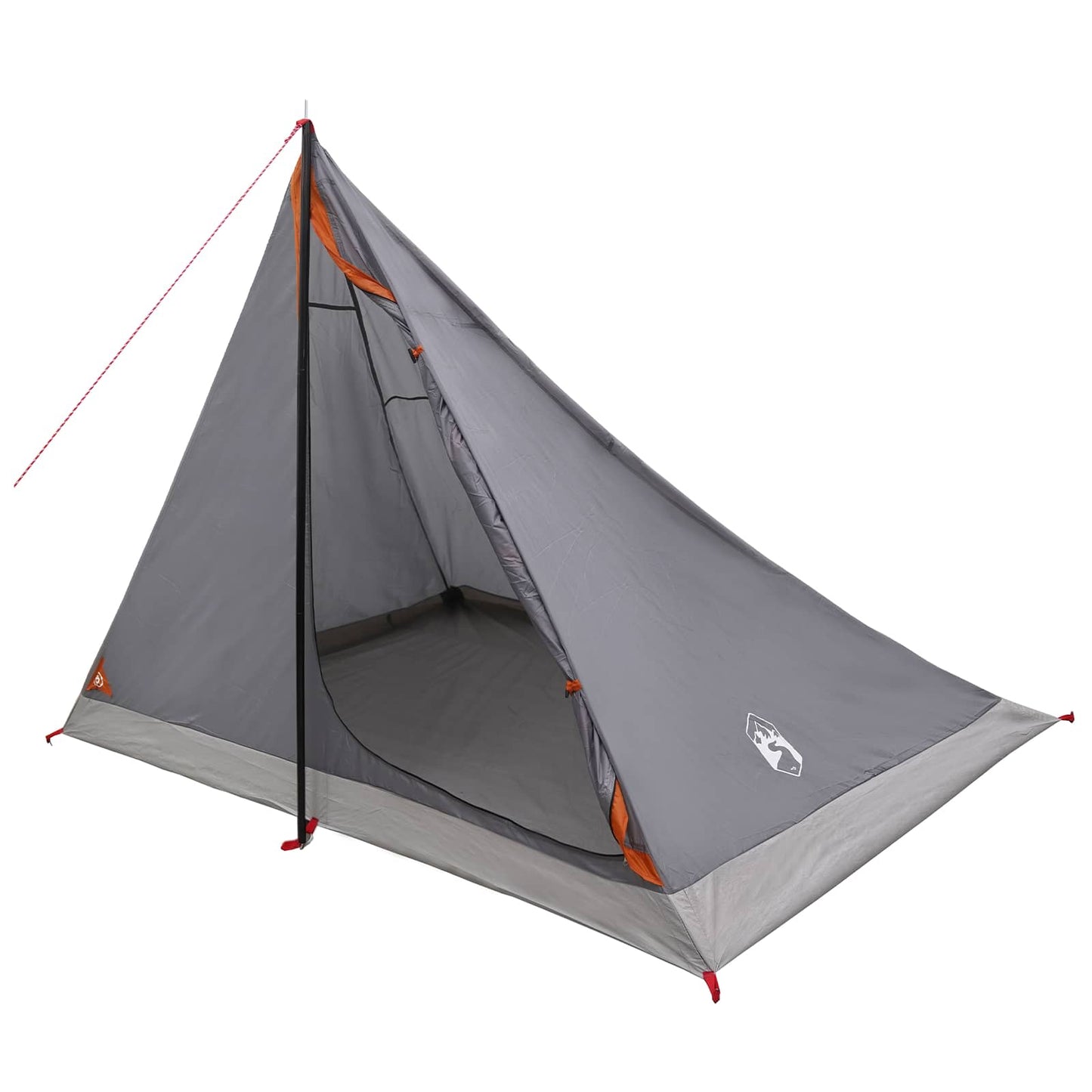 Backpacking Tent Grey and Orange 4-Person