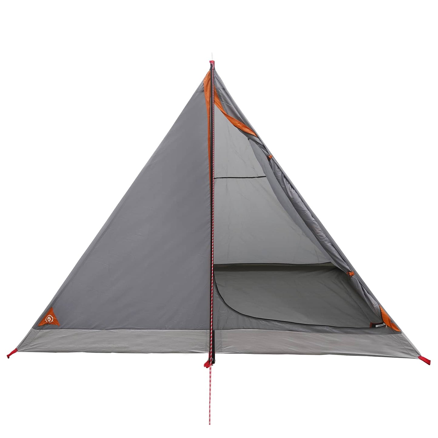 Backpacking Tent Grey and Orange 4-Person