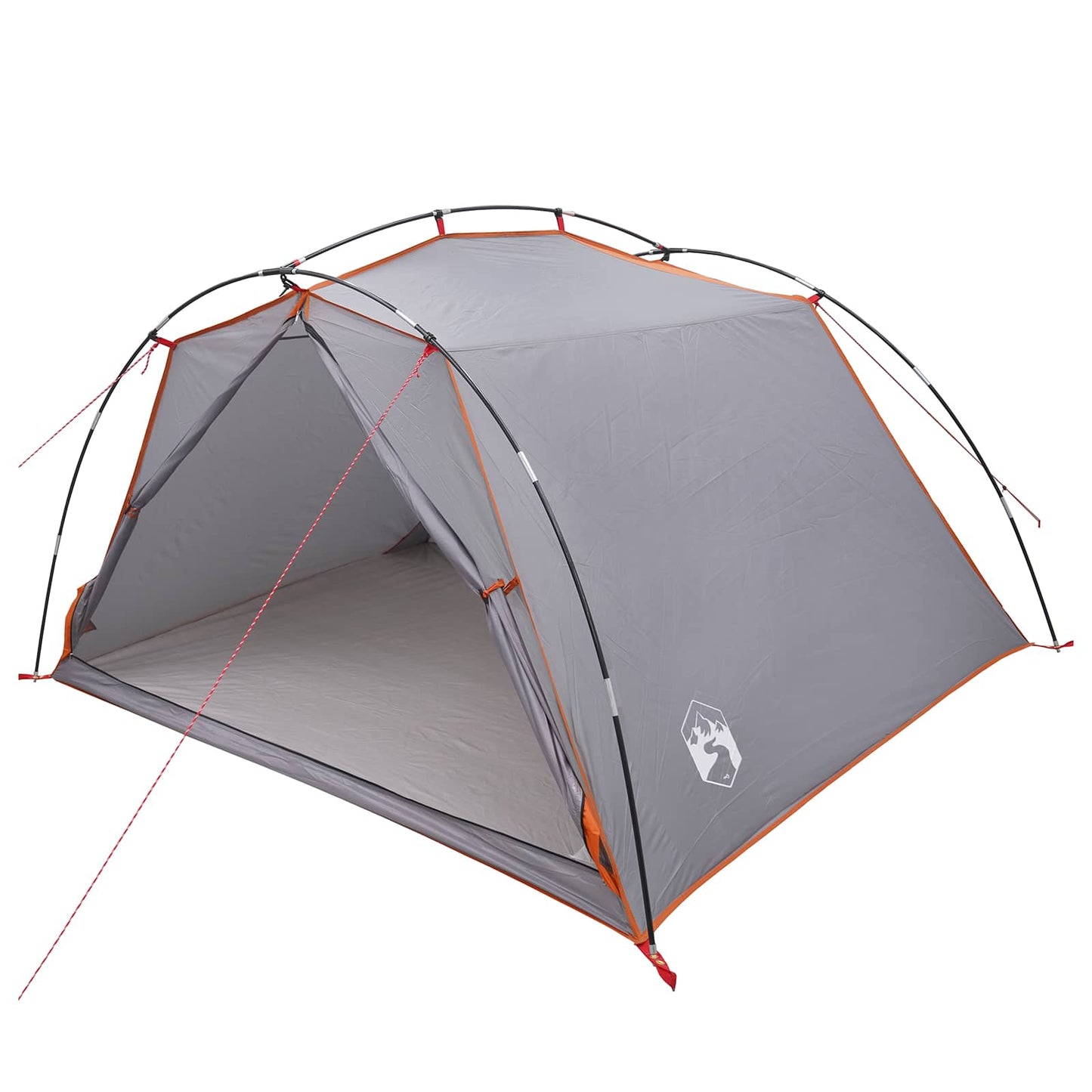 Tunnel Tent Grey and Orange 4-Person