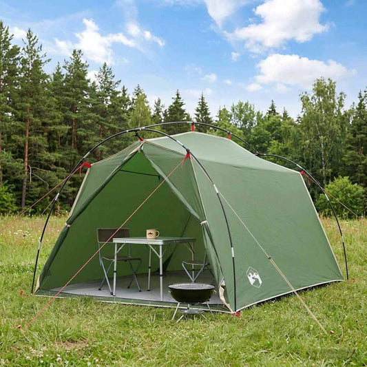 Tunnel Tent Green 2-Person 185T Polyester with PU Coating