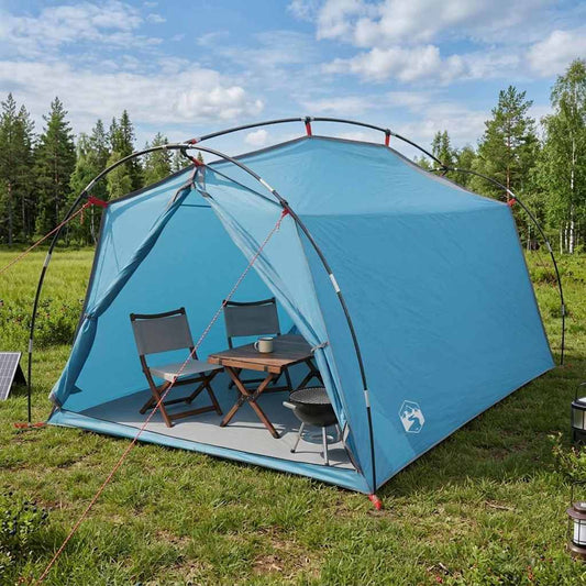 Tunnel Tent Blue 2-Person 185T Polyester with PU Coating