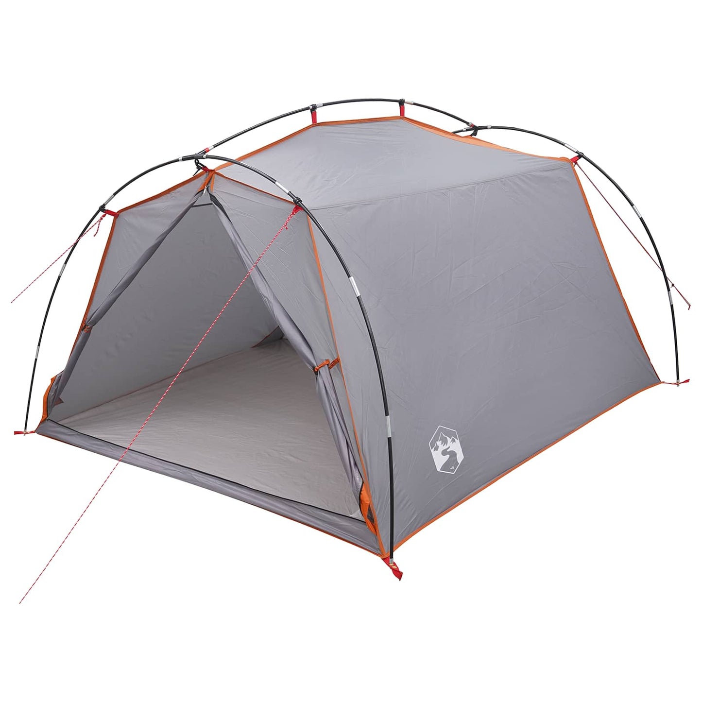 Tunnel Tent Grey and Orange 2-Person