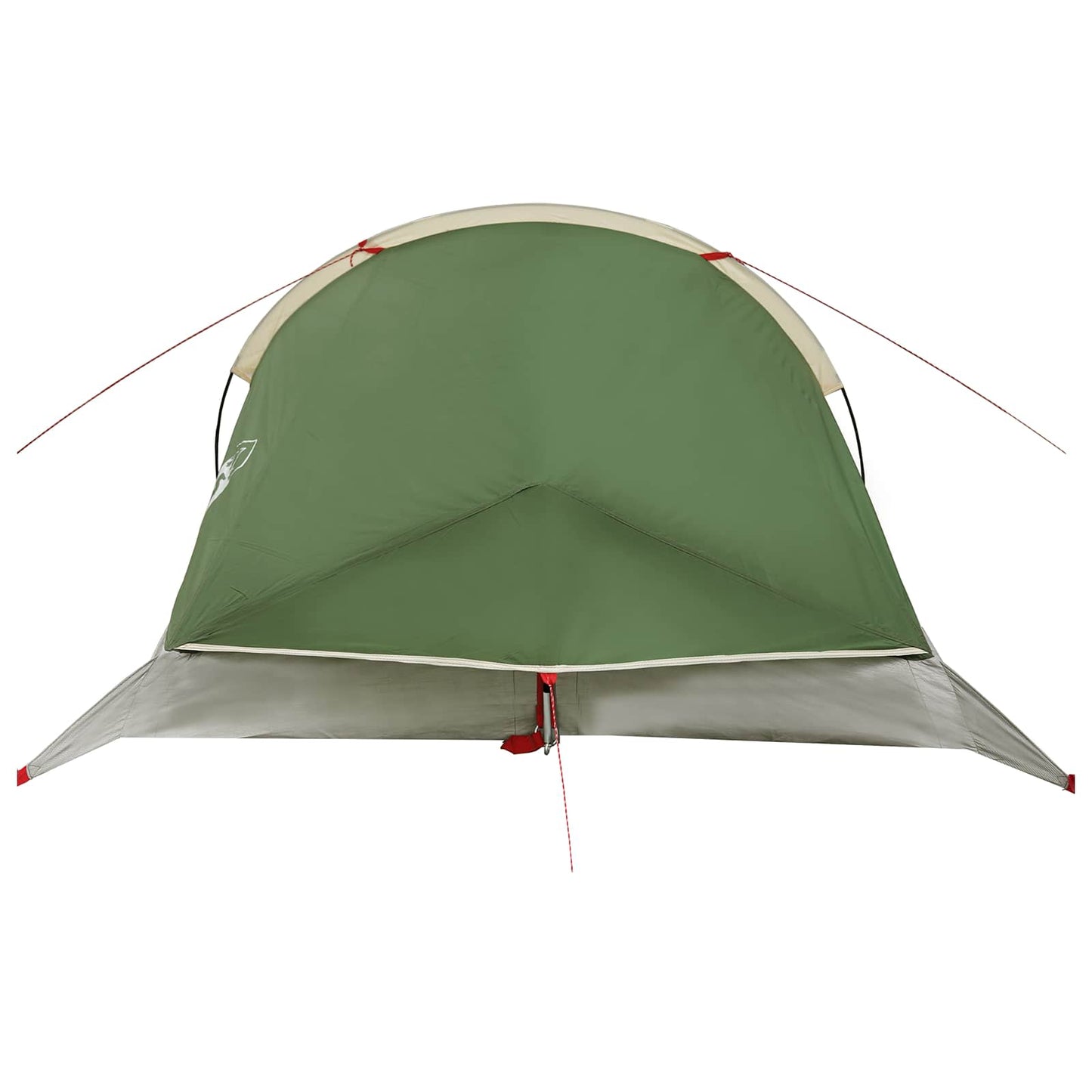 Backpacking Tent Green 4-Person 185T Polyester with PU Coating