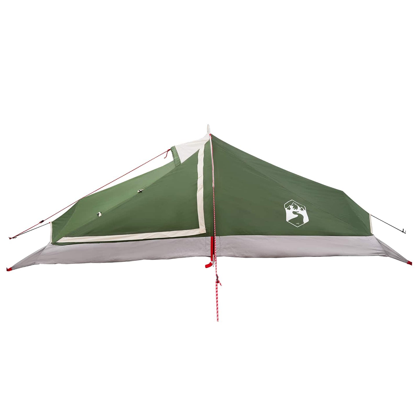 Backpacking Tent Green 2-Person 185T Polyester with PU Coating