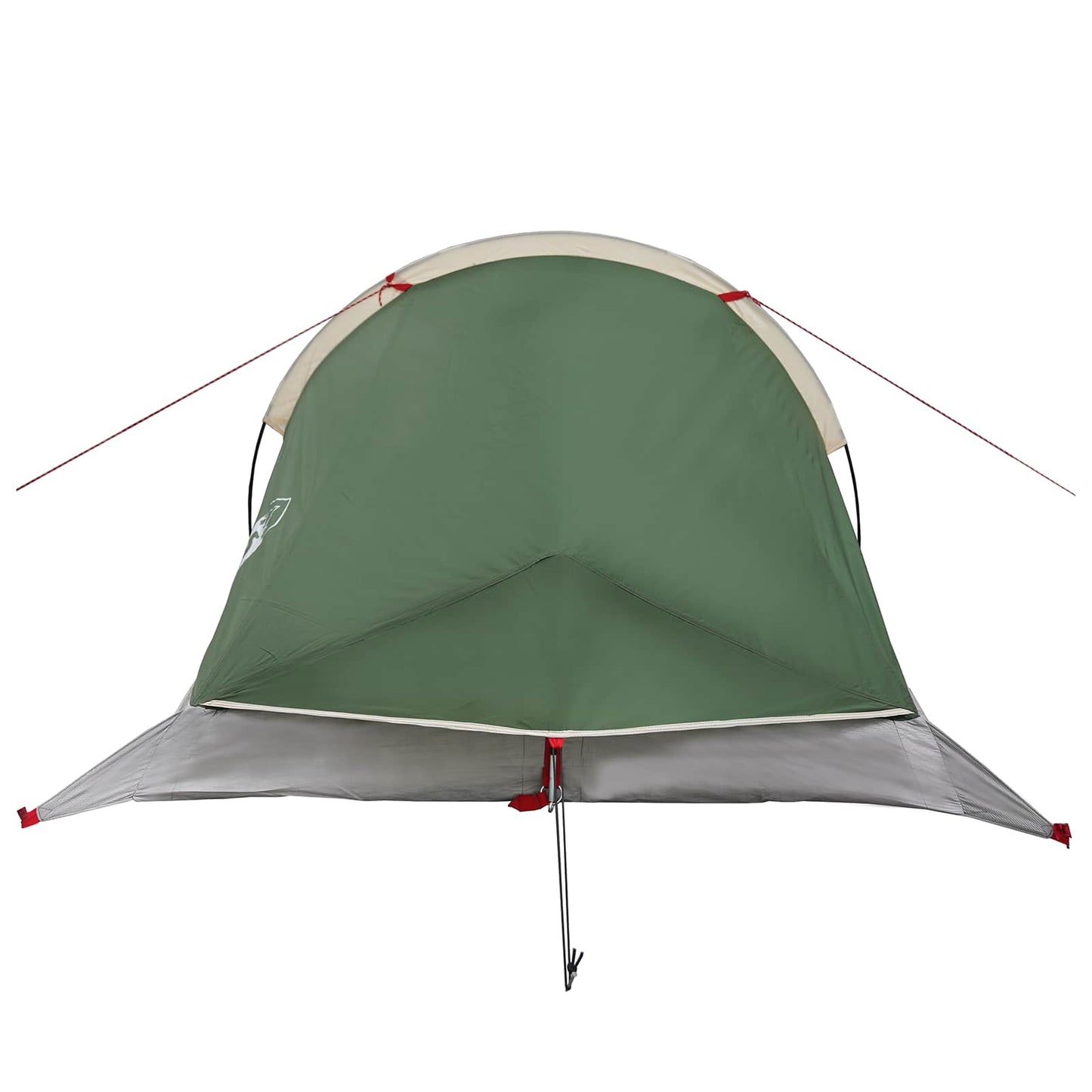 Backpacking Tent Green 2-Person 185T Polyester with PU Coating