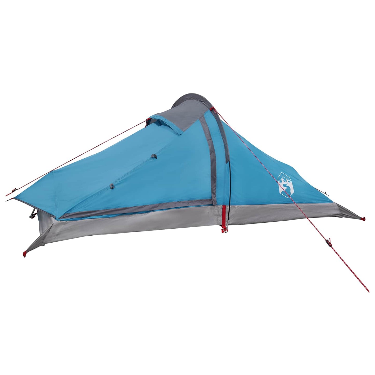 Backpacking Tent Blue 2-Person 185T Polyester with PU Coating