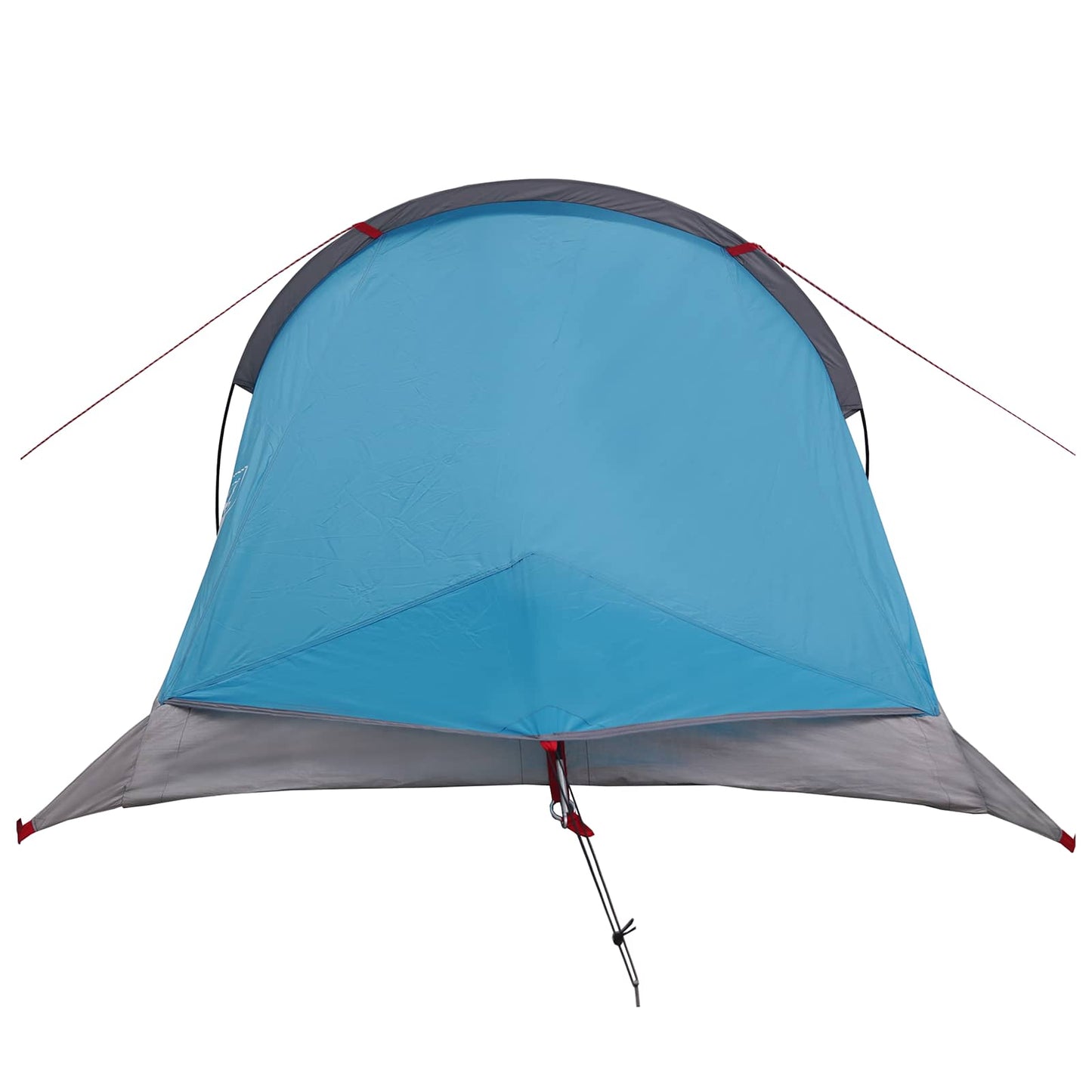Backpacking Tent Blue 2-Person 185T Polyester with PU Coating