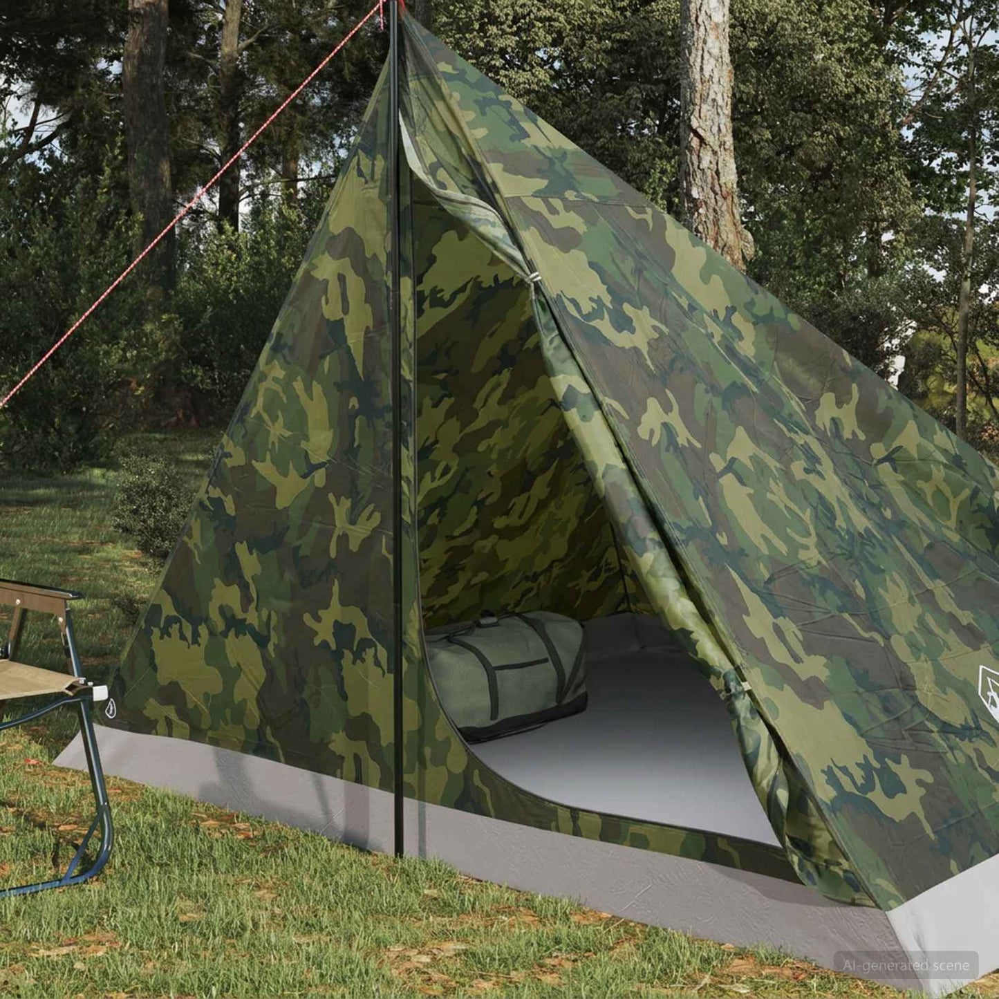 Backpacking Tent Camouflage 4-Person