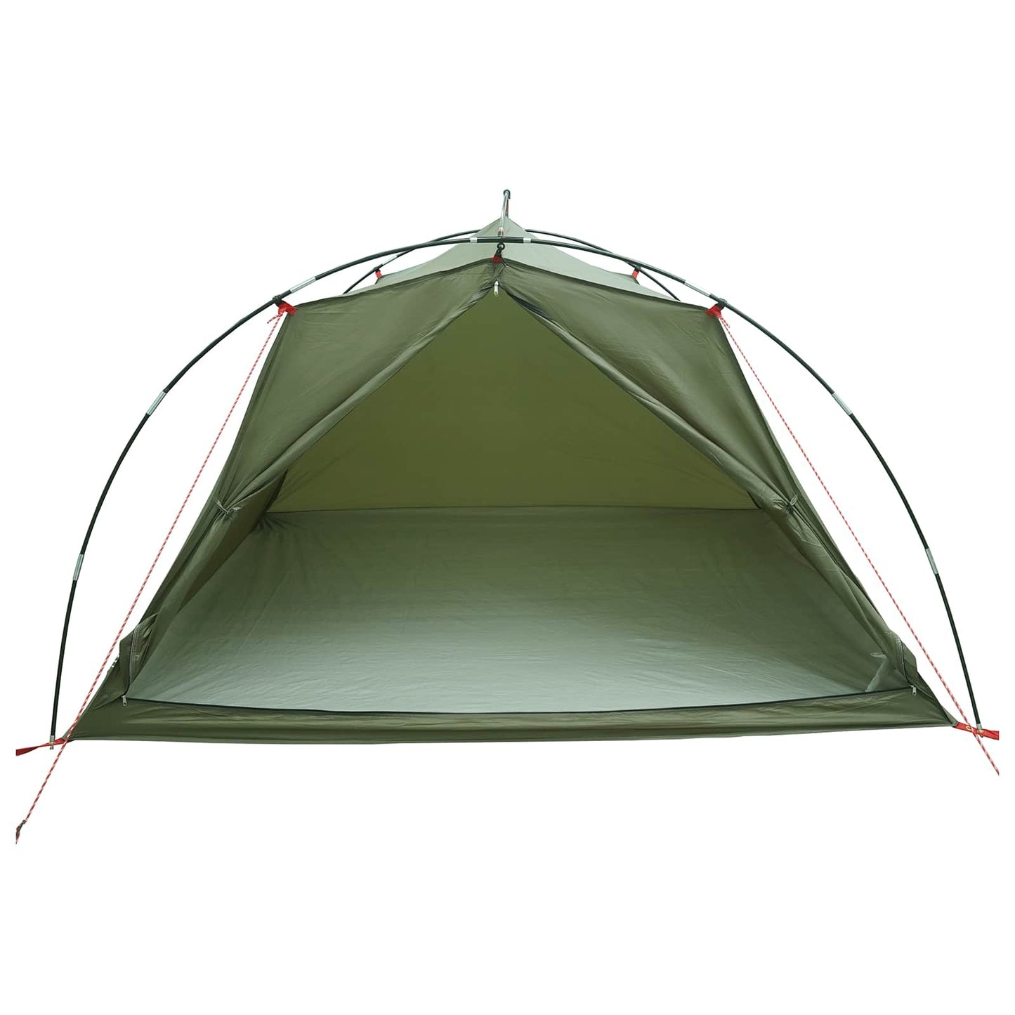 Tunnel Tent Olive Green 4-Person 185T Polyester with PU Coating