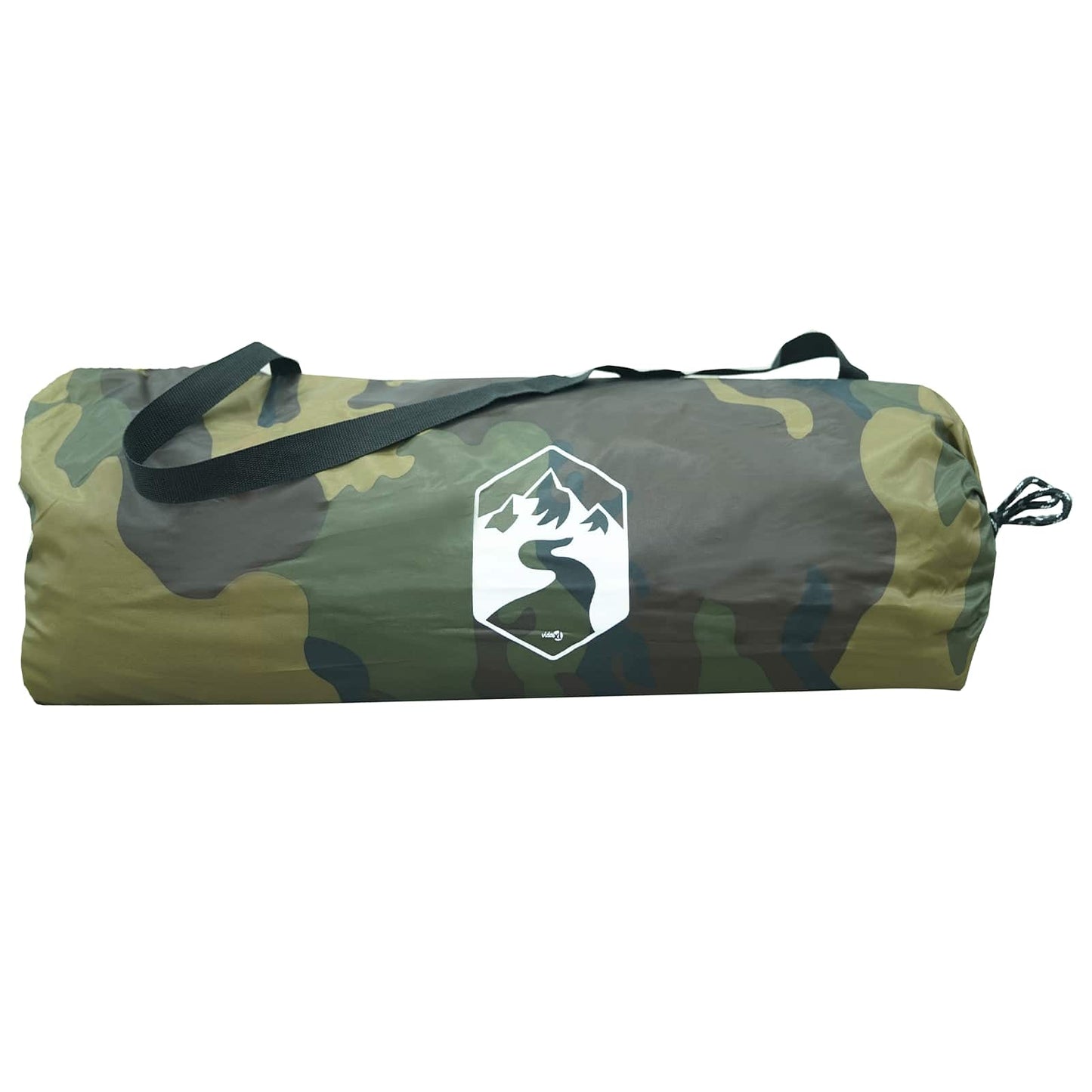 Tunnel Tent Camouflage 4-Person 185T Polyester with PU Coating