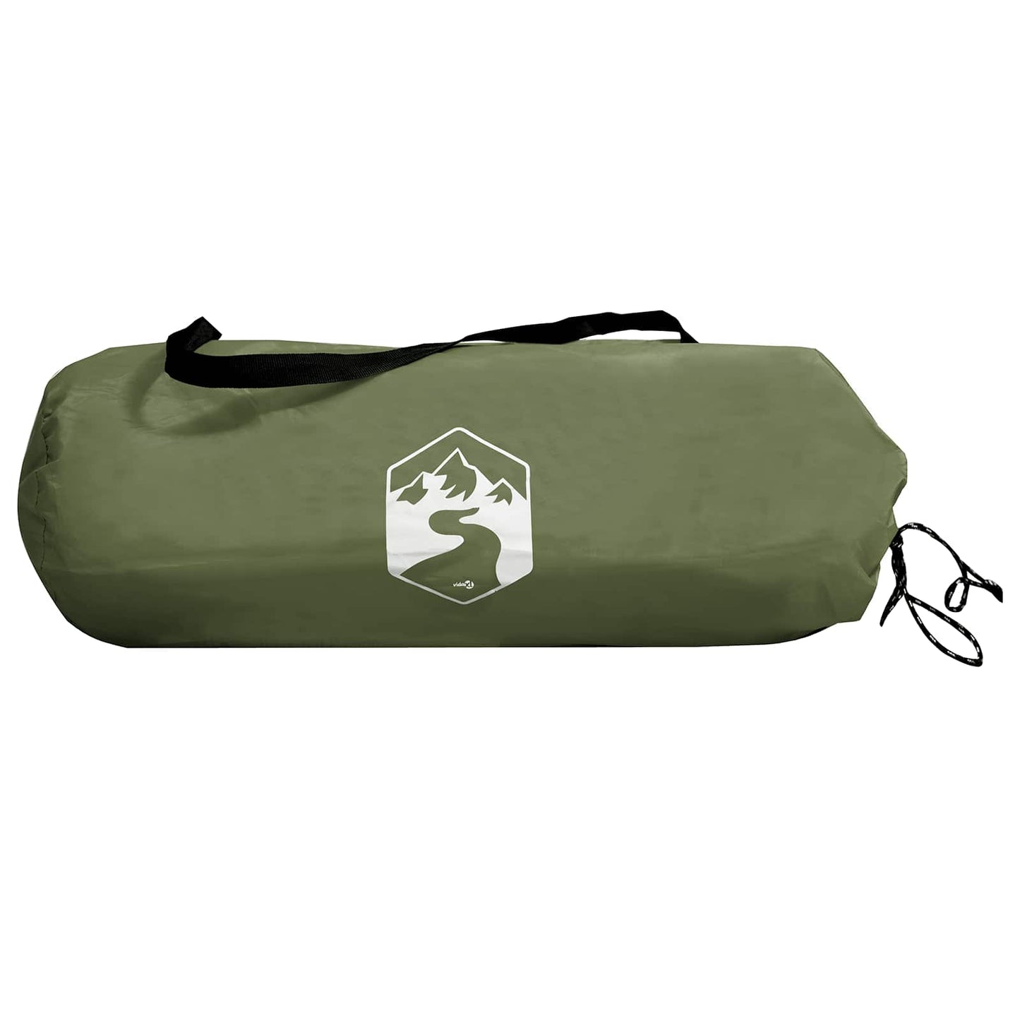 Tunnel Tent Olive Green 2-Person 185T Polyester with PU Coating