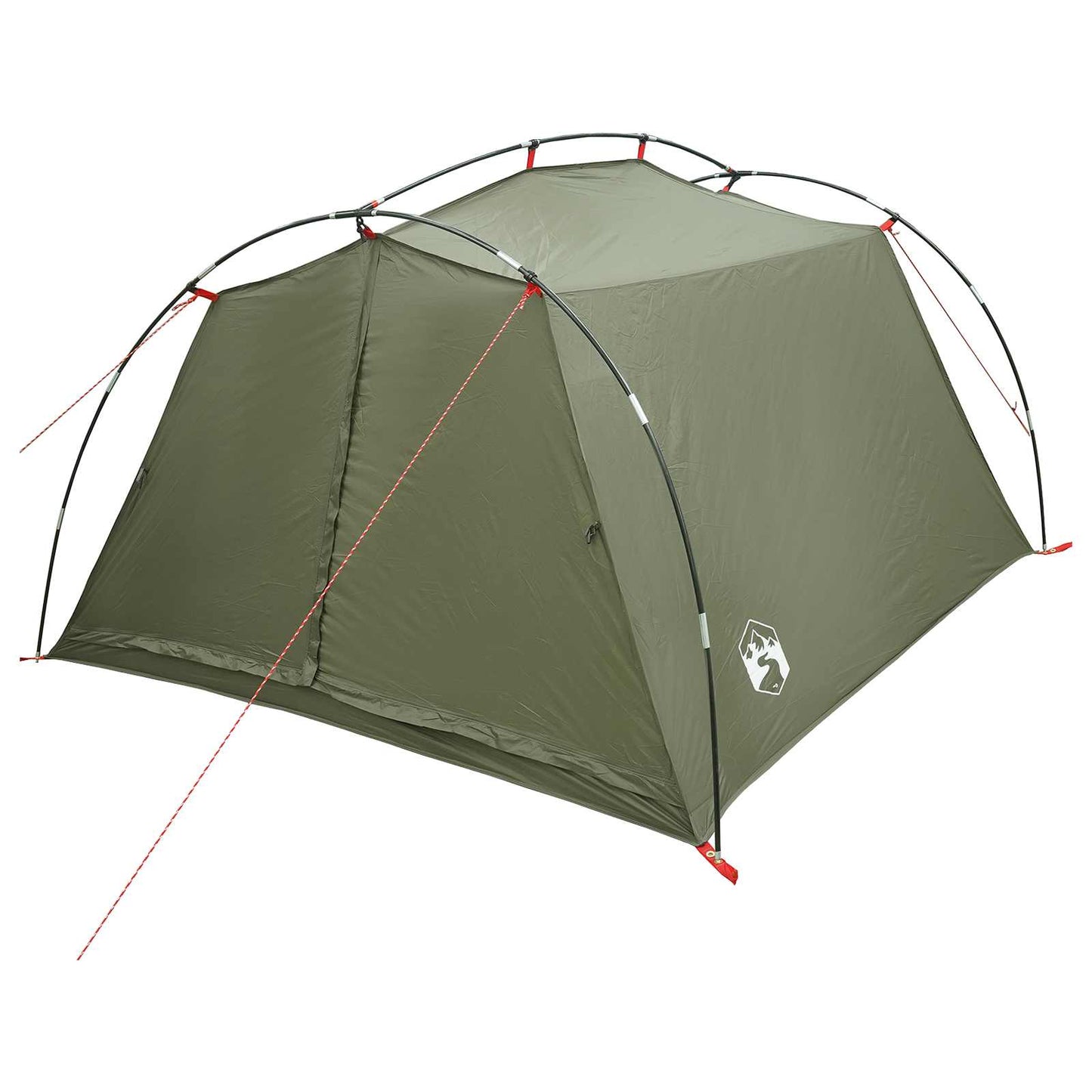 Tunnel Tent Olive Green 2-Person 185T Polyester with PU Coating
