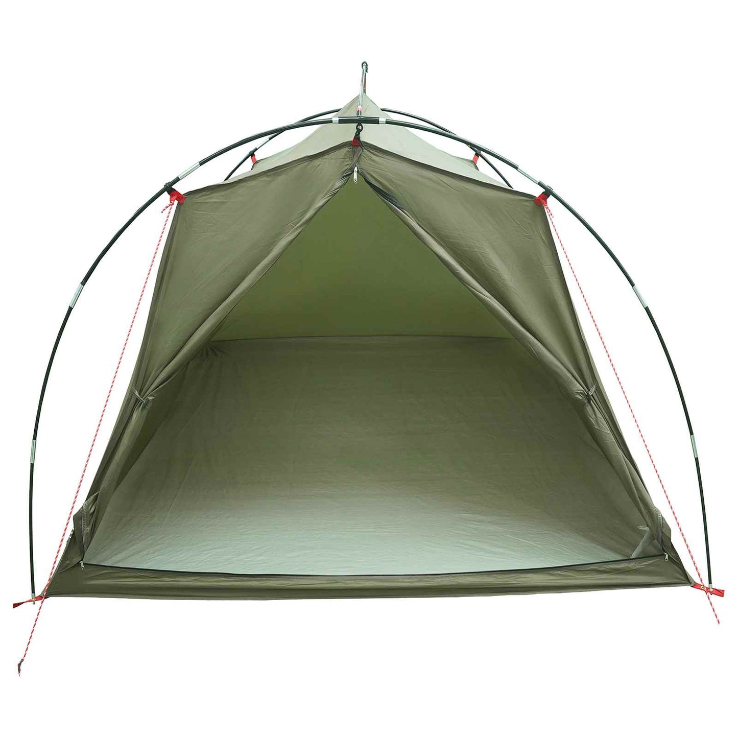Tunnel Tent Olive Green 2-Person 185T Polyester with PU Coating