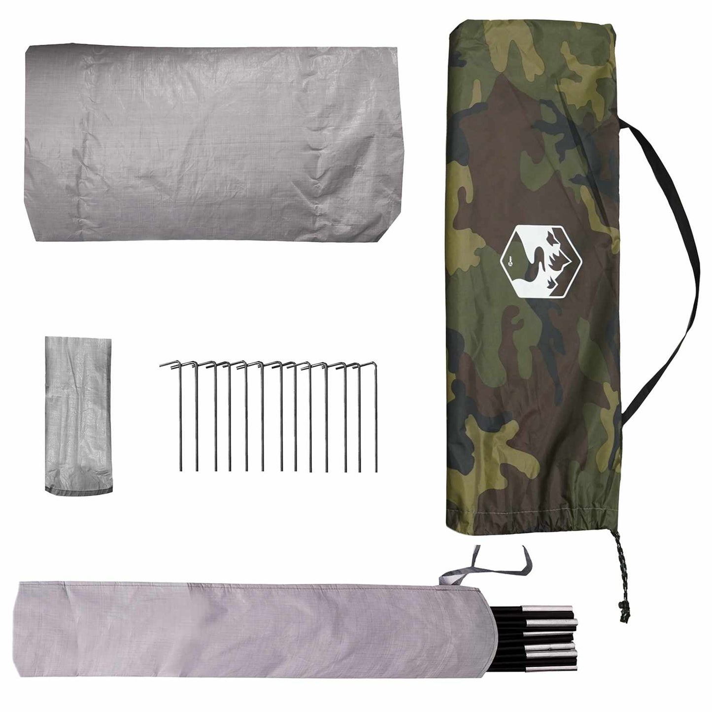 Backpacking Tent Camouflage 2-Person