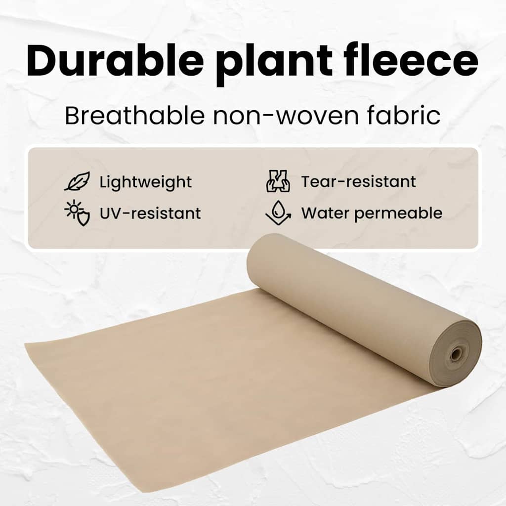 Frost Protection Plant Fleece Beige 100 x 1.6 m