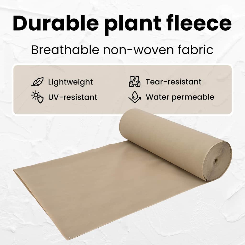 Frost Protection Plant Fleece Beige 100 x 1.6 m
