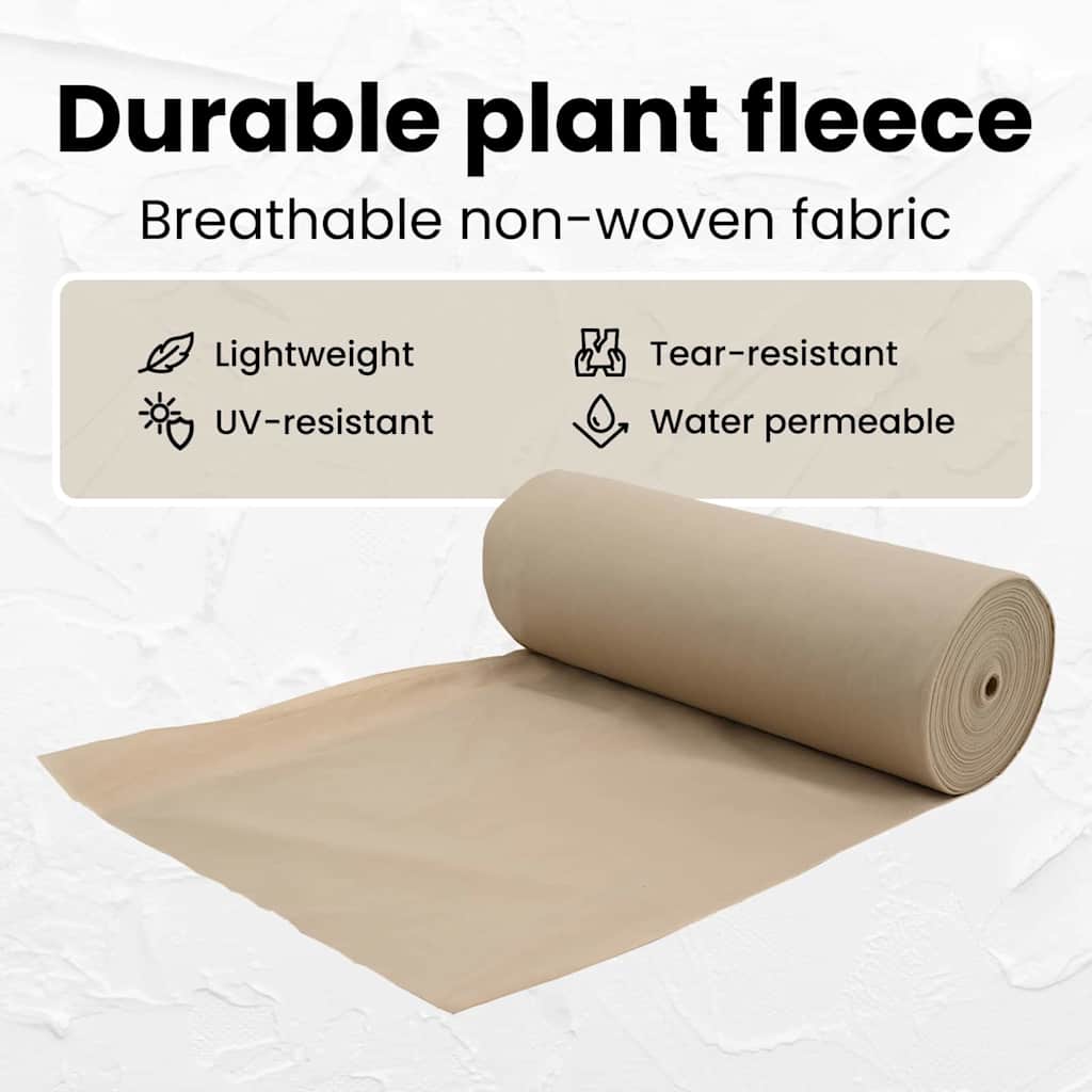 Frost Protection Plant Fleece Beige 20 x 3.2 m Non-woven Fabric