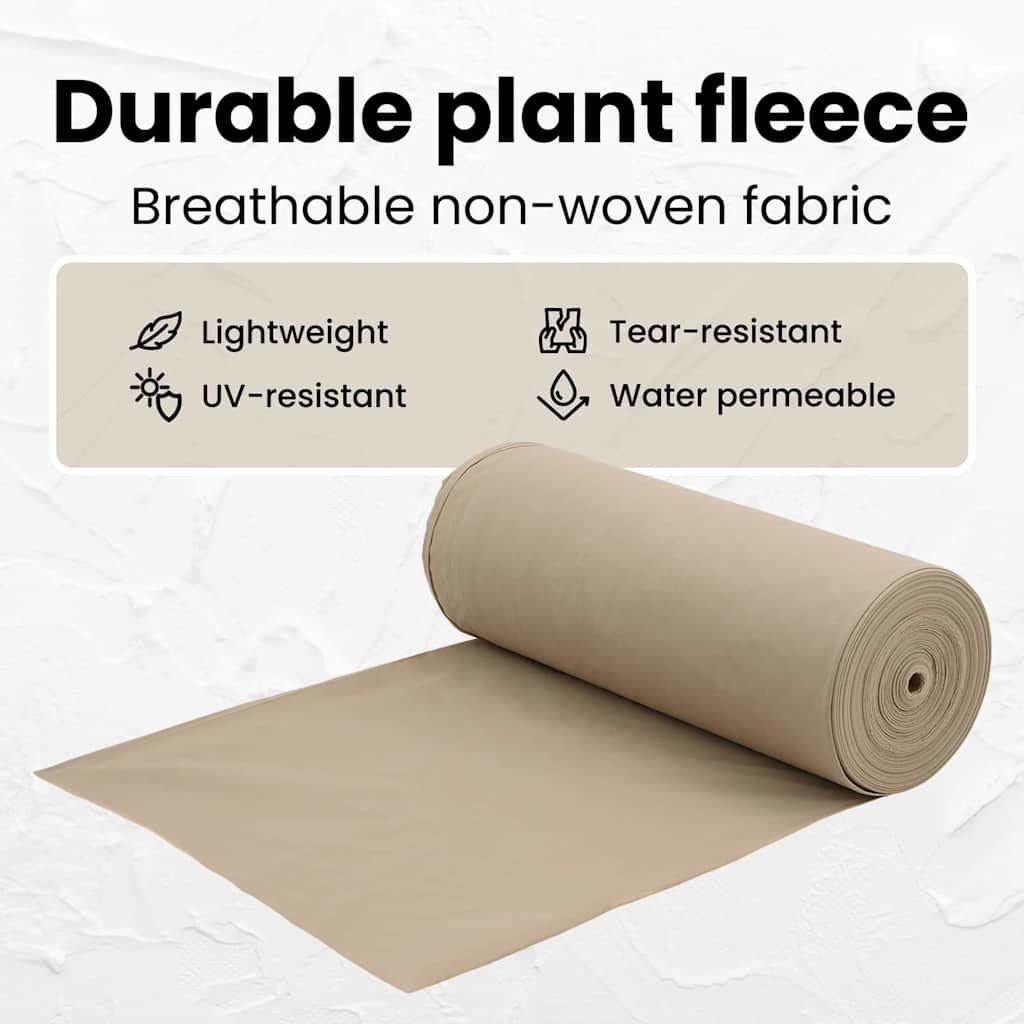 Frost Protection Plant Fleece Beige 20 x 3.2 m Non-woven Fabric