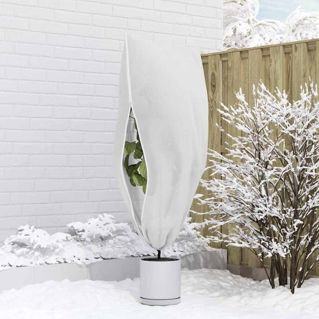 Frost Protection Plant Fleece Covers 5 pcs White 1.55 x 1 m