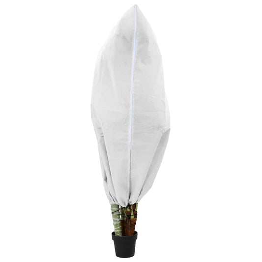 Frost Protection Plant Fleece Covers 5 pcs White 1.55 x 1.55 m