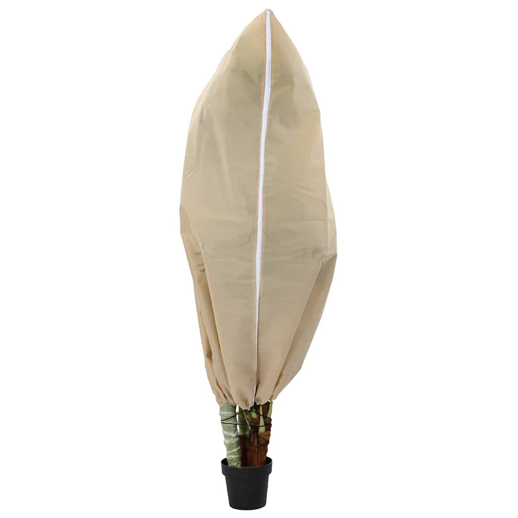 Frost Protection Plant Fleece Covers 5 pcs Beige 1.8 x 1.2 m