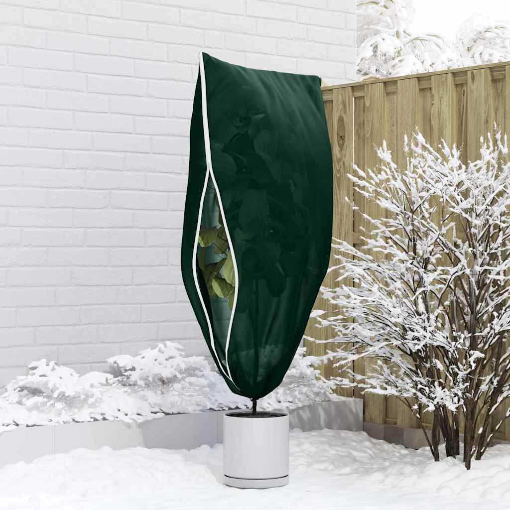 Frost Protection Plant Fleece Covers 5 pcs Green 1.8 x 1.2 m