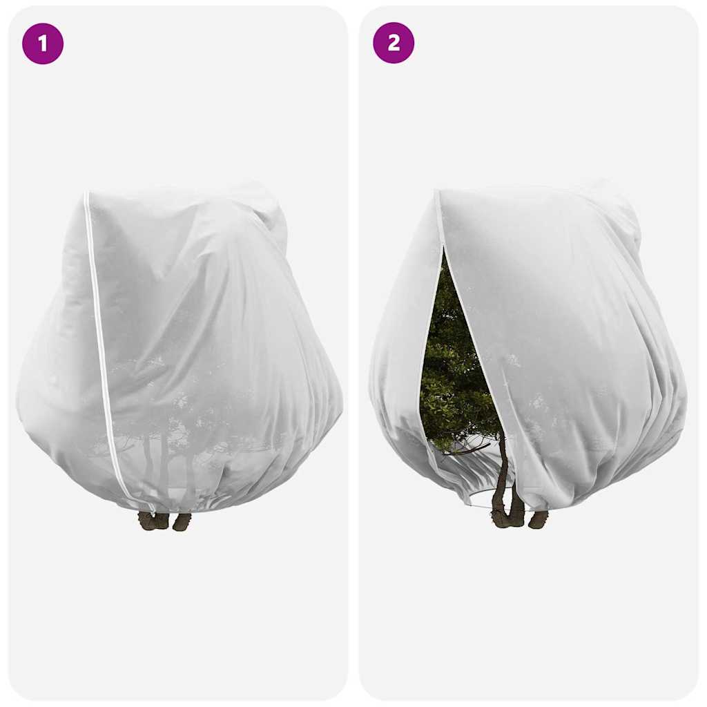 Frost Protection Plant Fleece Covers 3 pcs White 2 x 2.36 m