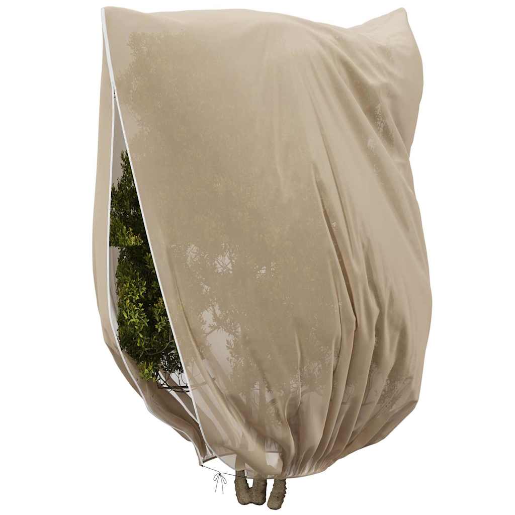 Frost Protection Plant Fleece Covers Beige 2.4 x 2 m