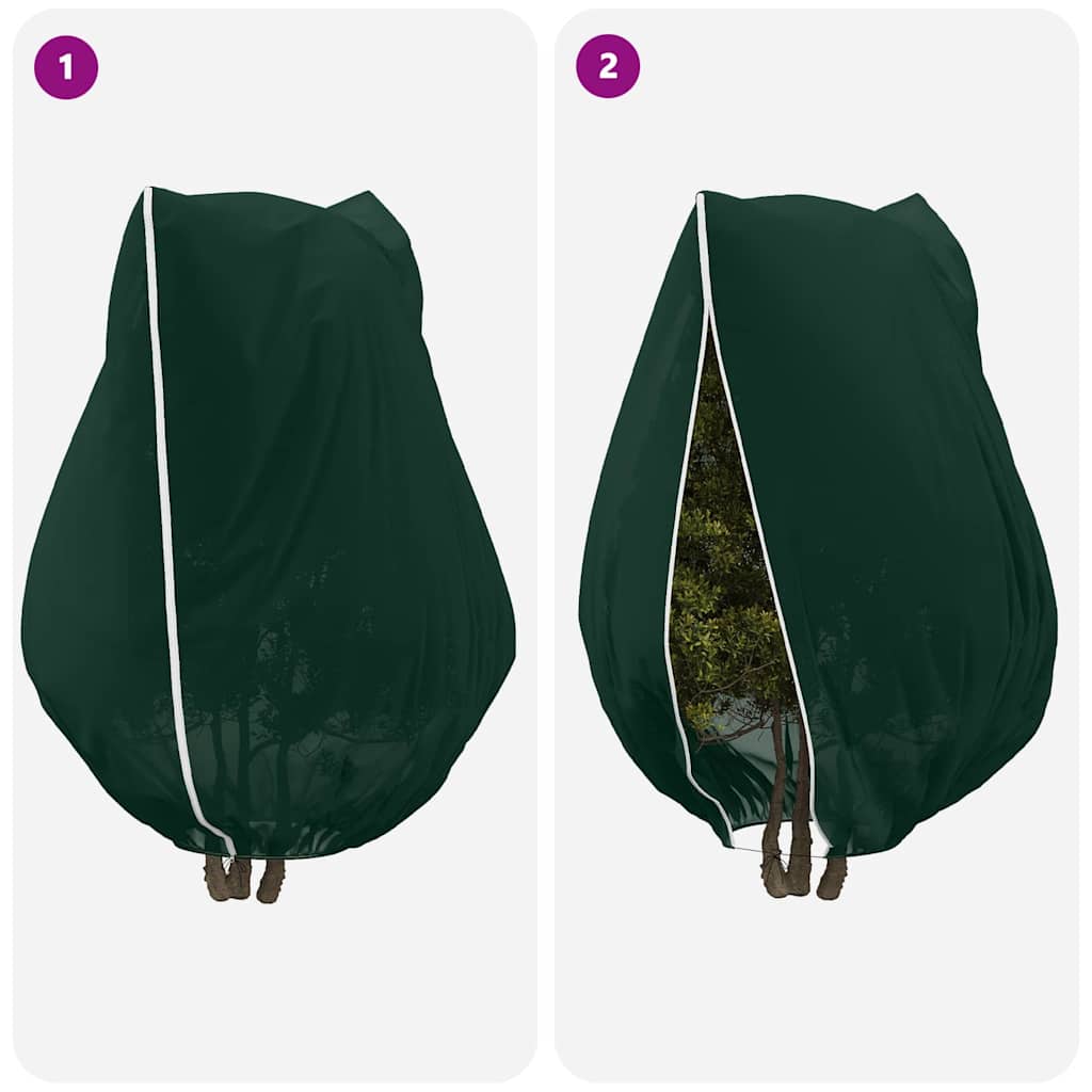 Frost Protection Plant Fleece Covers Green 3.5 x 2.5 m