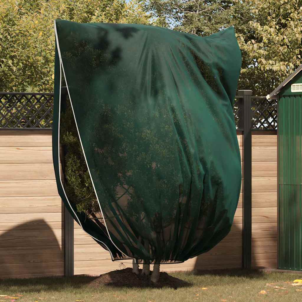 Frost Protection Plant Fleece Covers 3 pcs Green 2.4 x 2 m