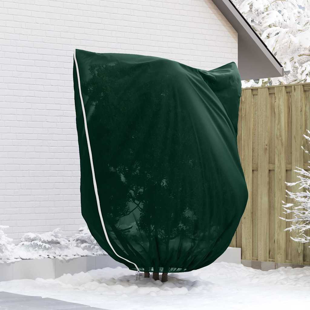 Frost Protection Plant Fleece Covers 3 pcs Green 2.4 x 2 m