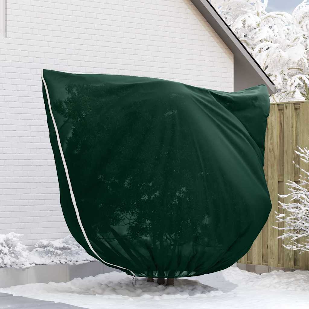 Frost Protection Plant Fleece Covers 3 pcs Green 2.5 x 3.14 m