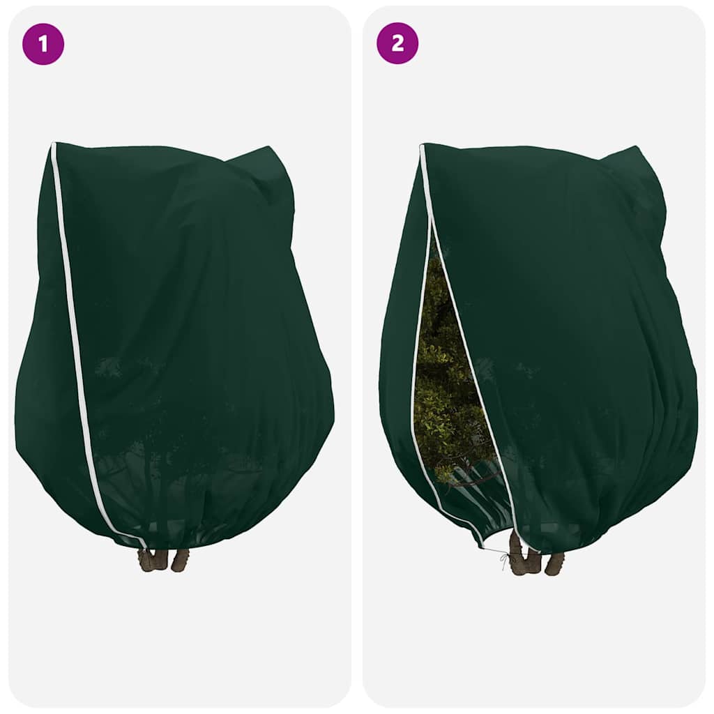 Frost Protection Plant Fleece Covers 3 pcs Green 3 x 3.93 m