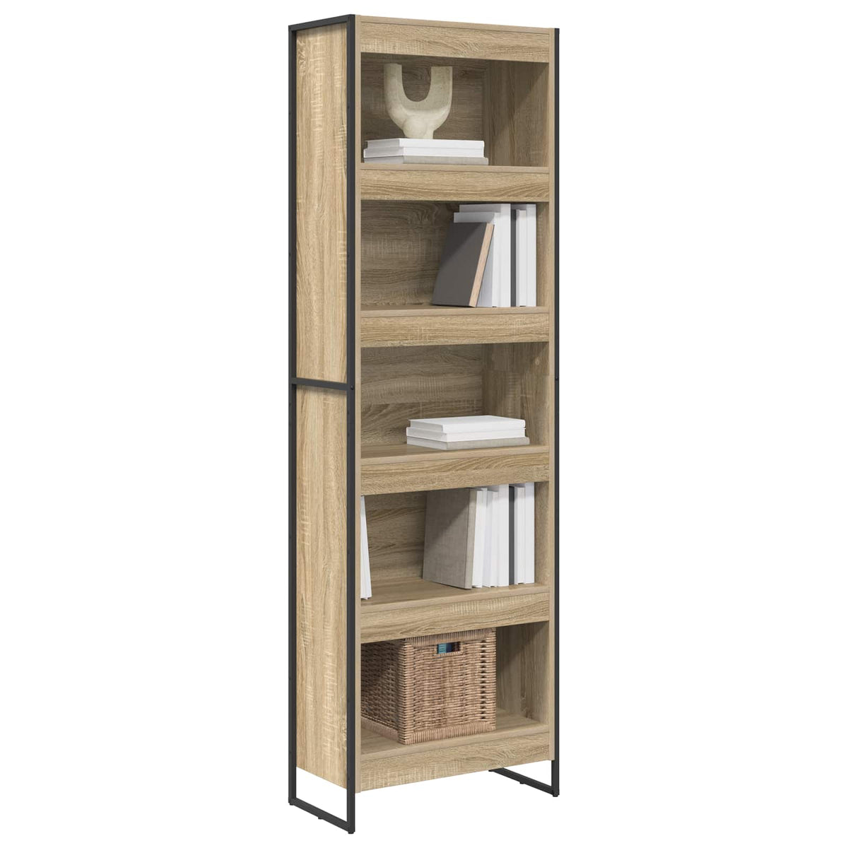 Book Cabinet 60 x 30 x 189.5 cm Engineered Wood Sonoma