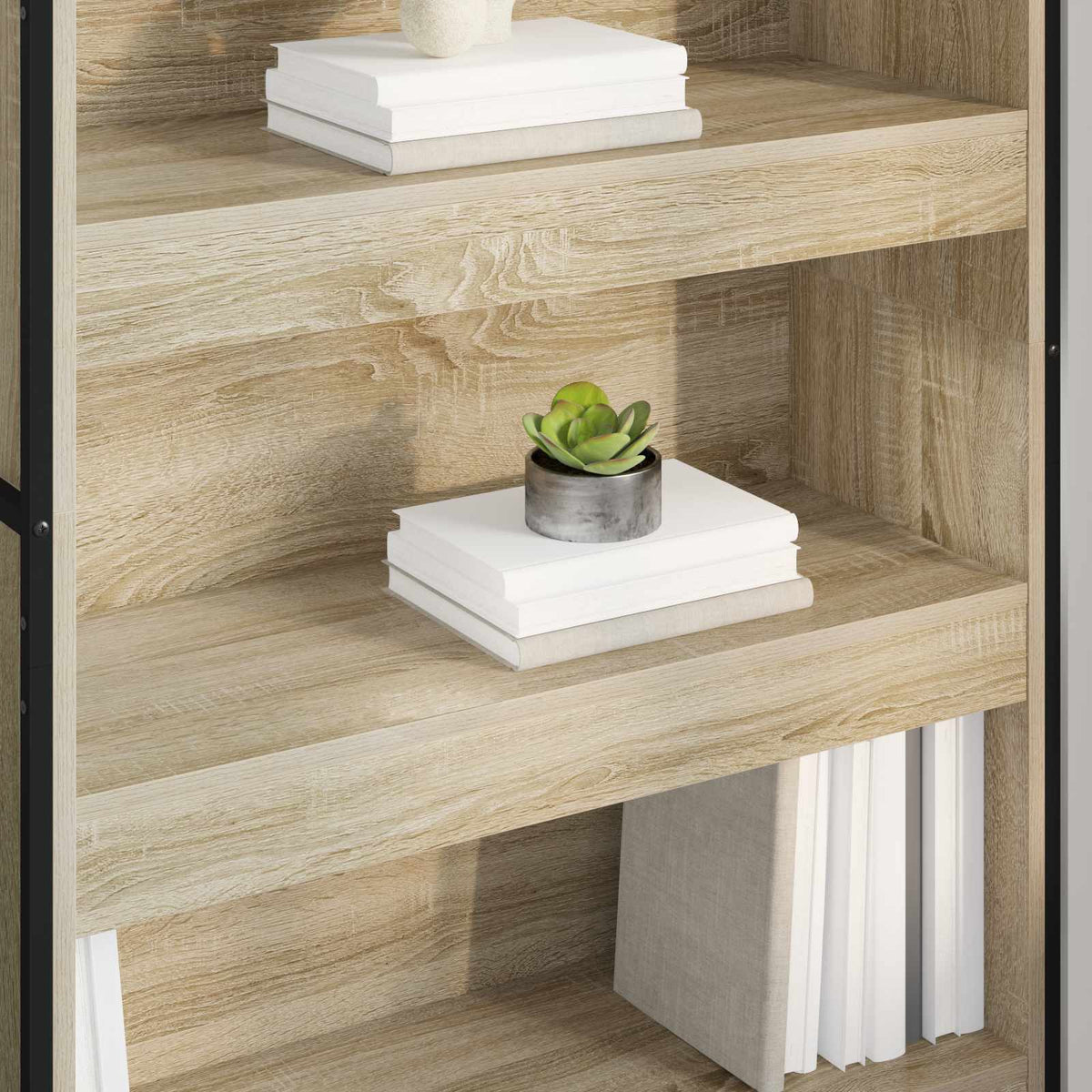 Book Cabinet 80 x 30 x 155 cm Engineered Wood Sonoma