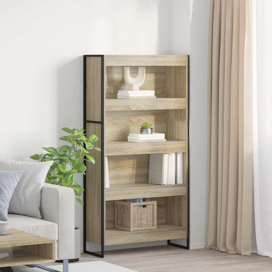 Book Cabinet 80 x 30 x 155 cm Engineered Wood Sonoma