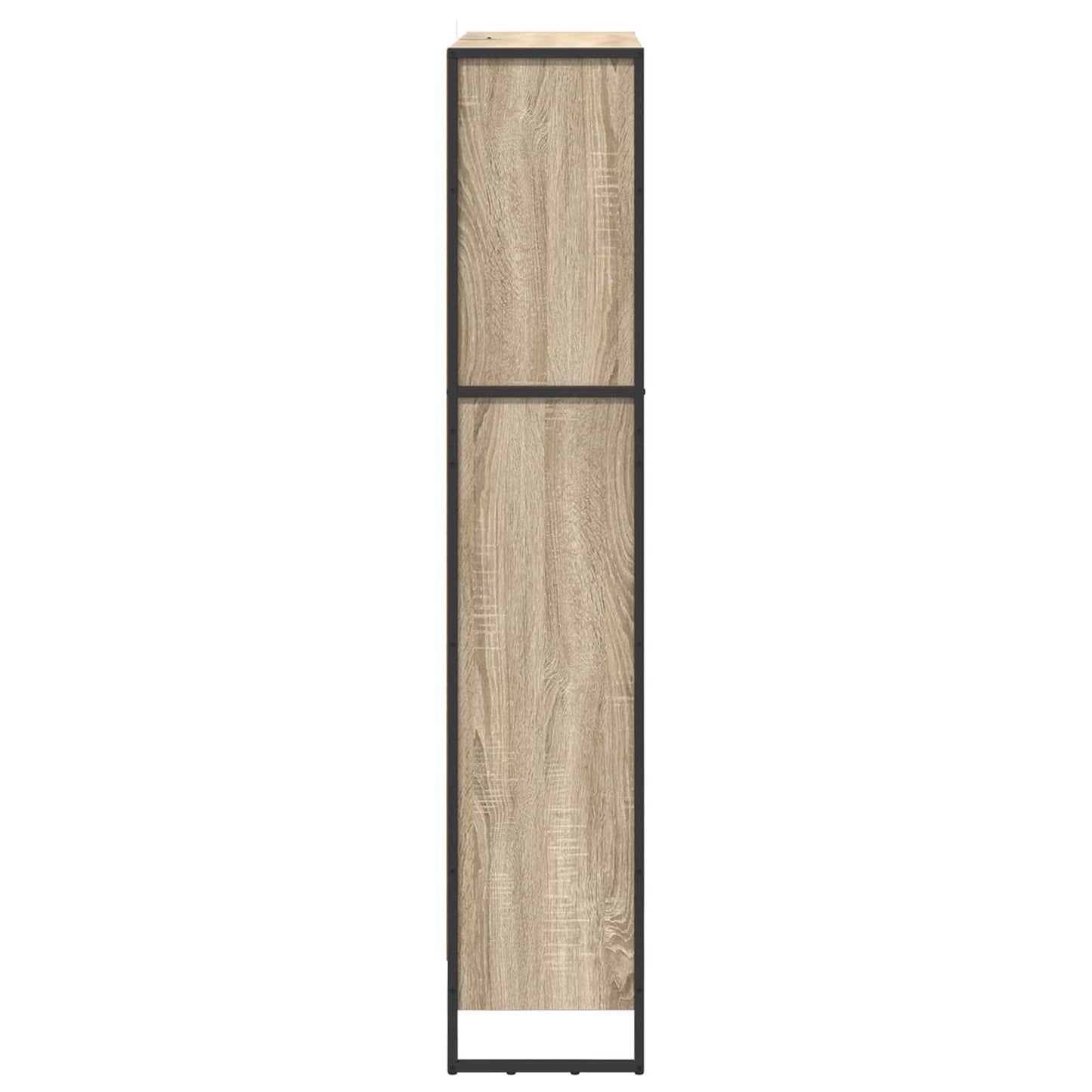 Book Cabinet 2 pcs Sonoma 80 x 30 x 155 cm Engineered Wood