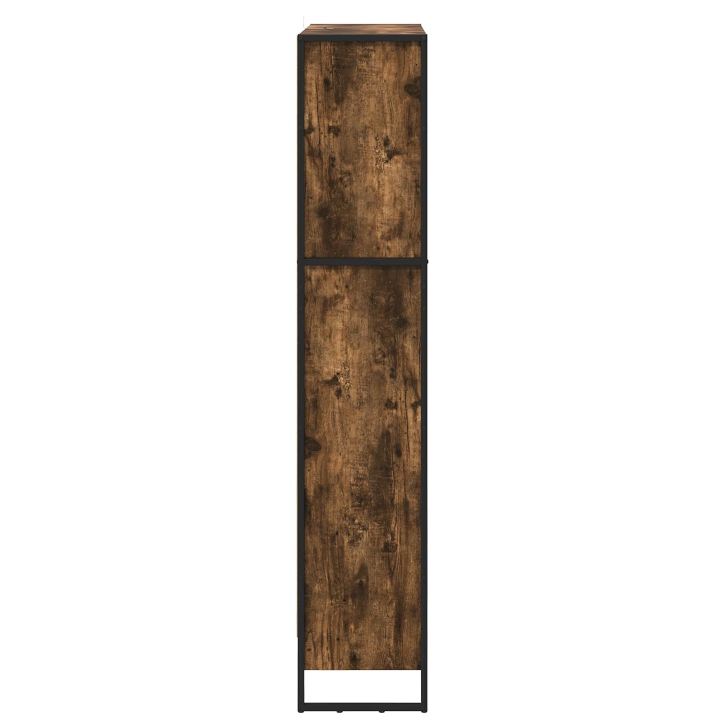 Book Cabinet 2 pcs Smoke Oak 80 x 30 x 155 cm Engineered Wood