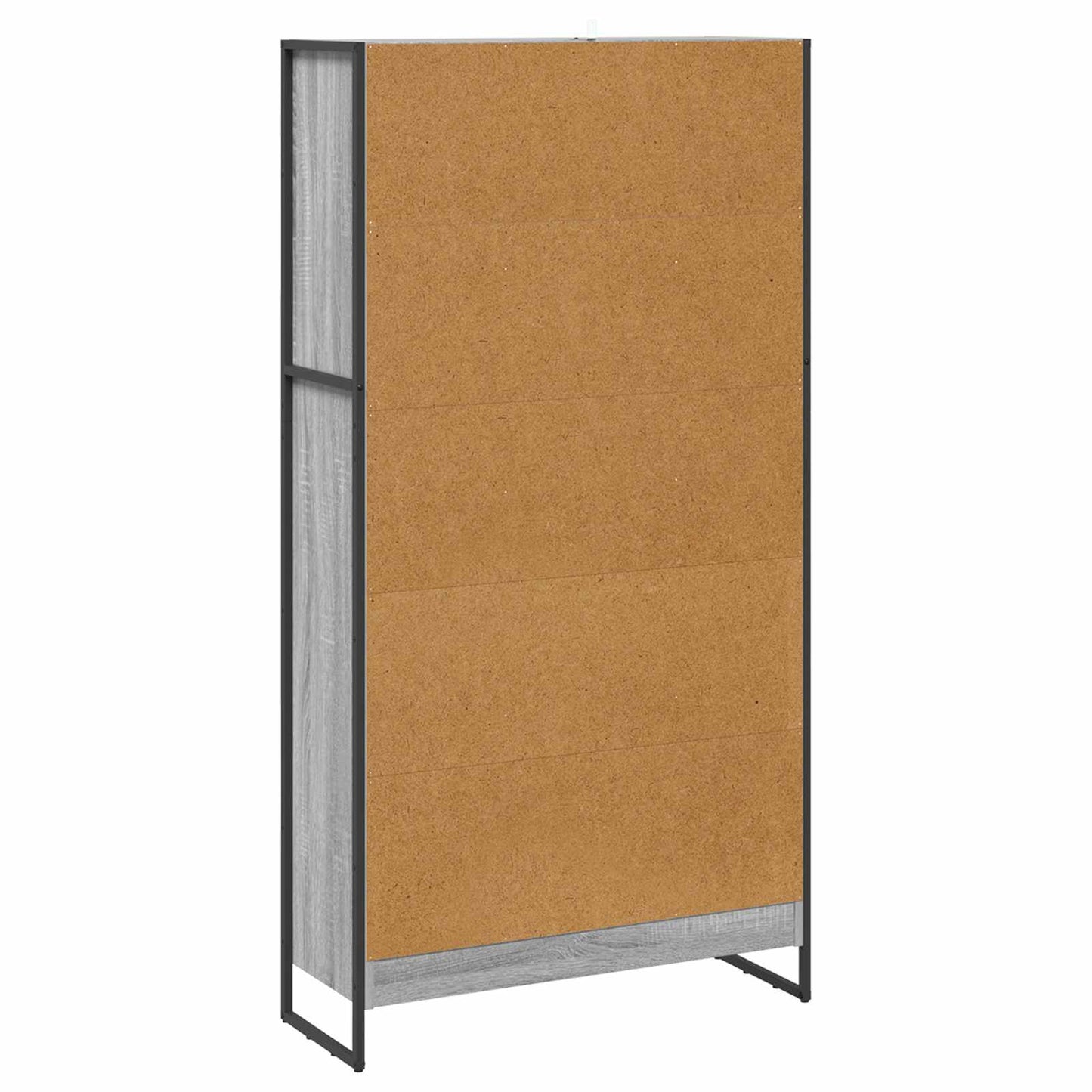 Book Cabinet 2 pcs Grey Sonoma 80 x 30 x 155 cm Engineered Wood