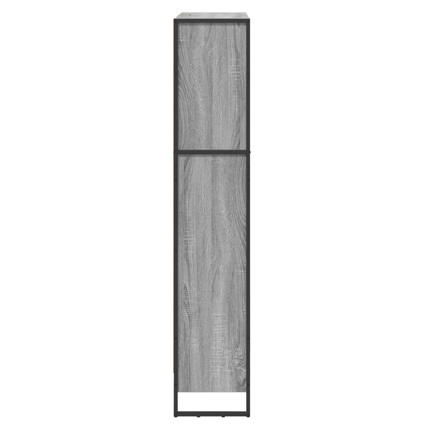 Book Cabinet 2 pcs Grey Sonoma 80 x 30 x 155 cm Engineered Wood