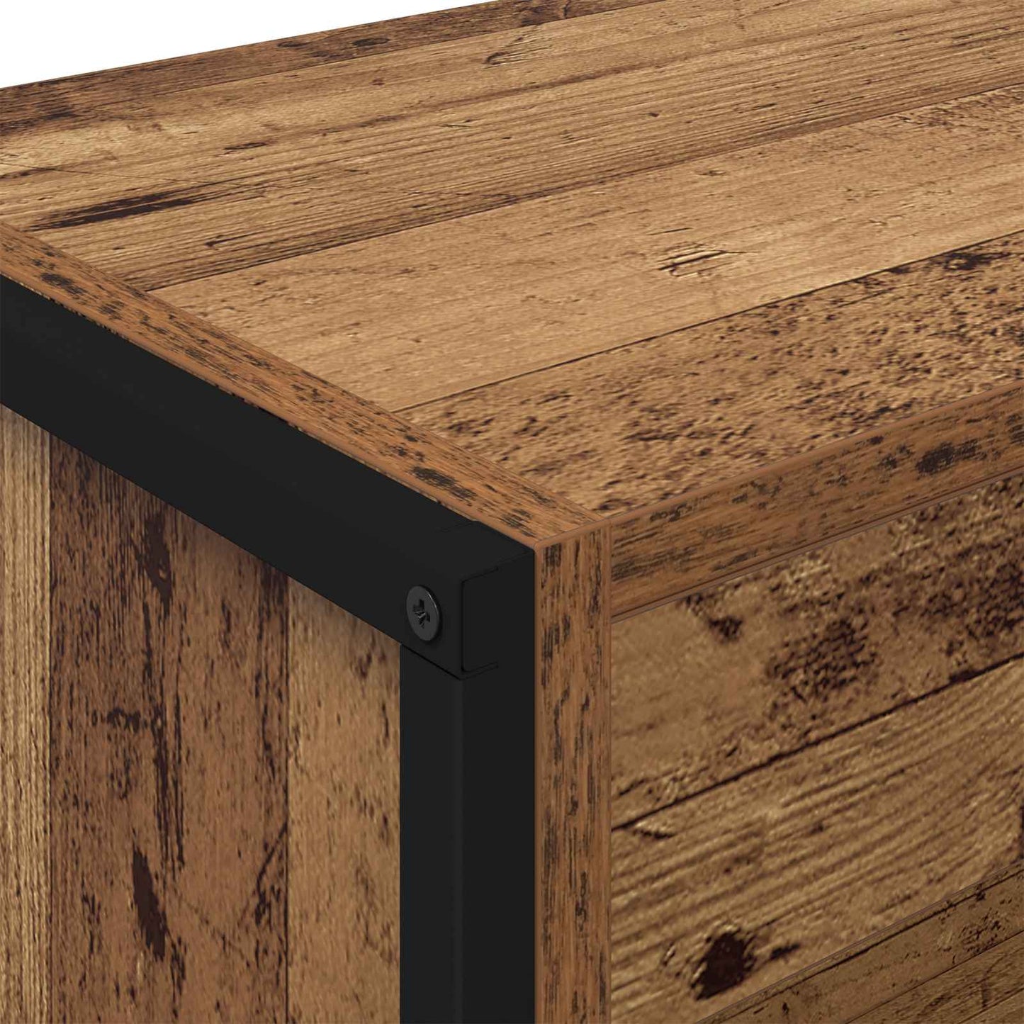 Book Cabinet 2 pcs Old Wood 80 x 30 x 155 cm Engineered Wood