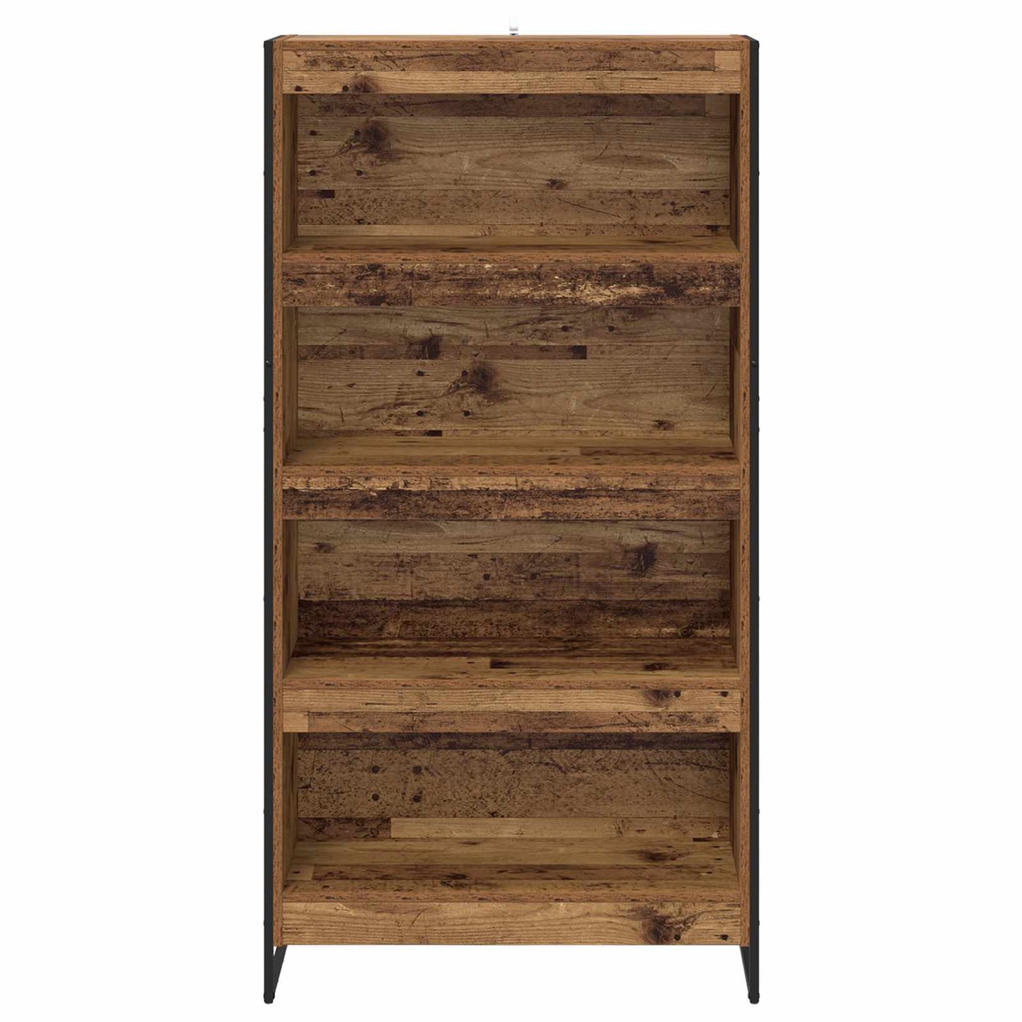 Book Cabinet 2 pcs Old Wood 80 x 30 x 155 cm Engineered Wood