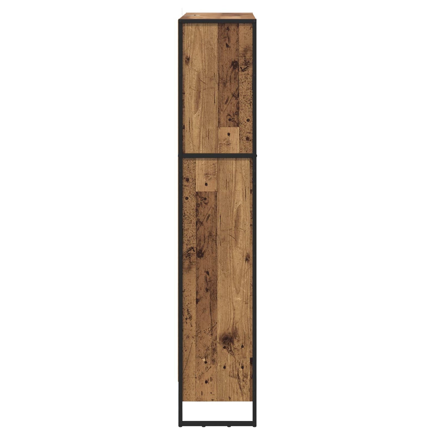 Book Cabinet 2 pcs Old Wood 80 x 30 x 155 cm Engineered Wood