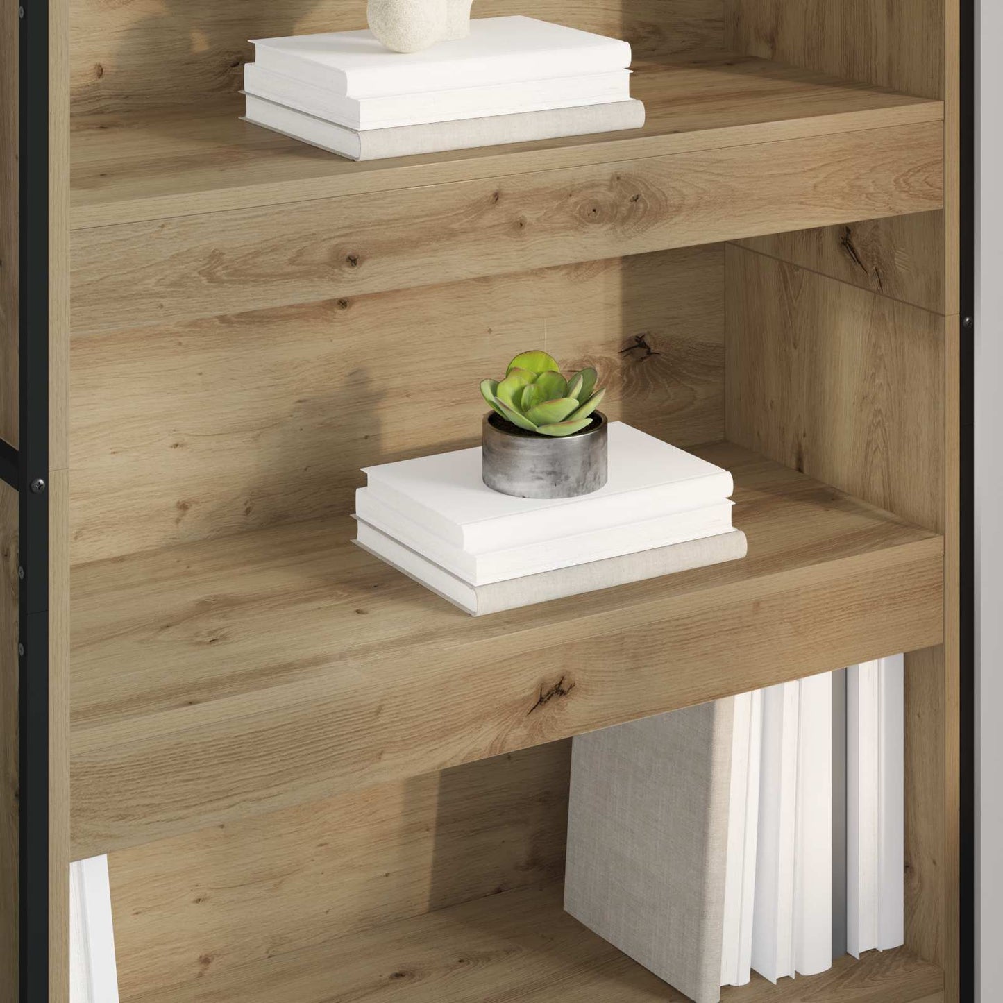 Book Cabinet 2 pcs Artisian Oak 80 x 30 x 155 cm