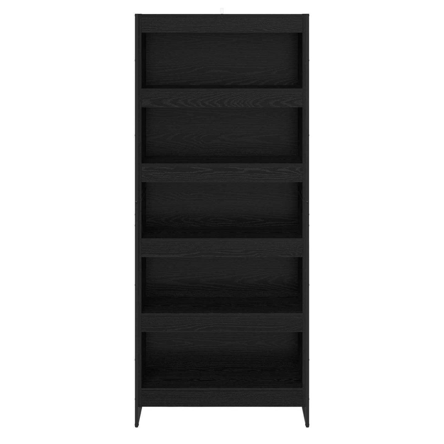 Book Cabinet 2 pcs Black Oak 80 x 30 x 189.5 cm Engineered Wood