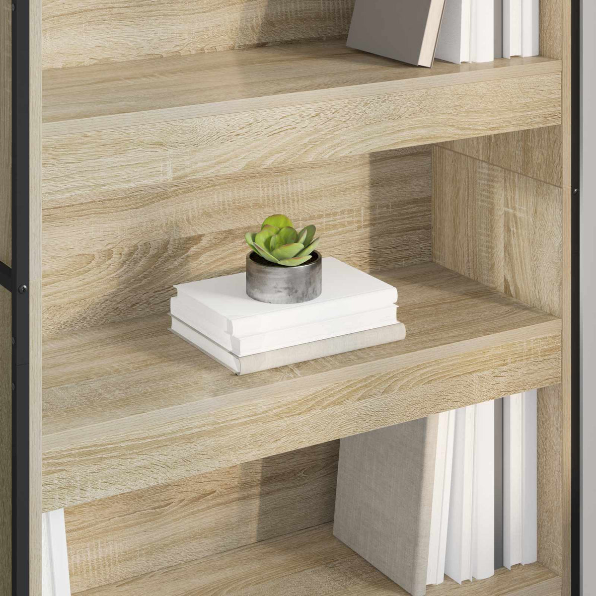 Book Cabinet 80 x 30 x 189.5 cm Engineered Wood Sonoma