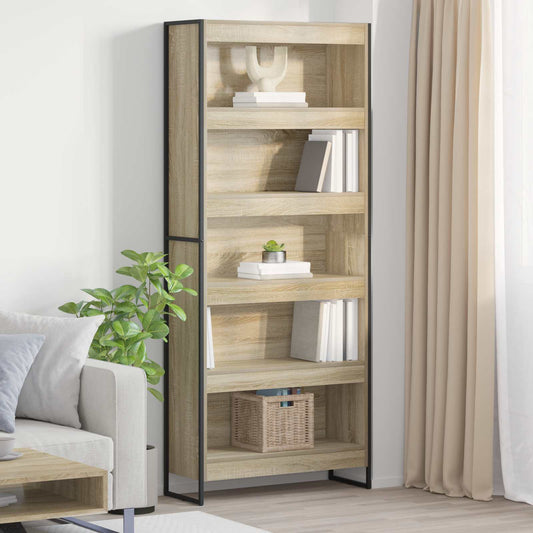 Book Cabinet 80 x 30 x 189.5 cm Engineered Wood Sonoma